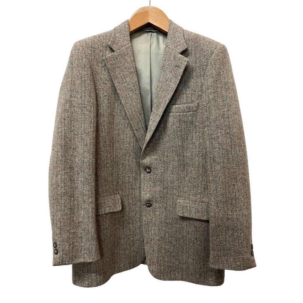 Vintage Worsted Tex Box Blazer Long Jacket Trend
